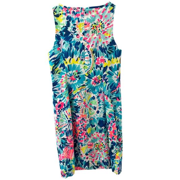 Lilly Pulitzer Adara Shift Dress in Dive In Multicolor Pom Pom Details Size 00 - Picture 6 of 8